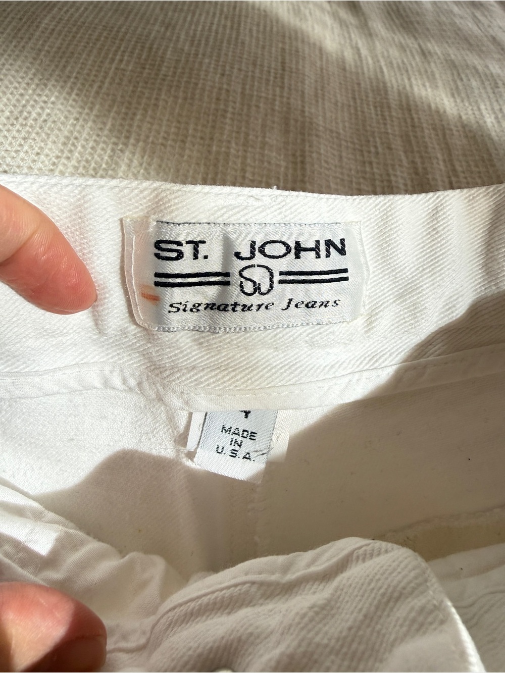 White Women's Straight-Leg Jeans - Picture 5 of 6